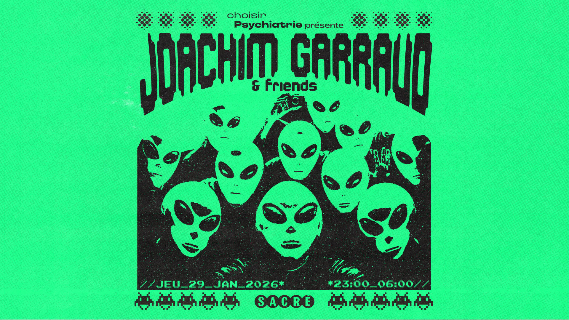 Sacré & Choisir Psychiatrie : Joachim Garraud & Friends Cover
