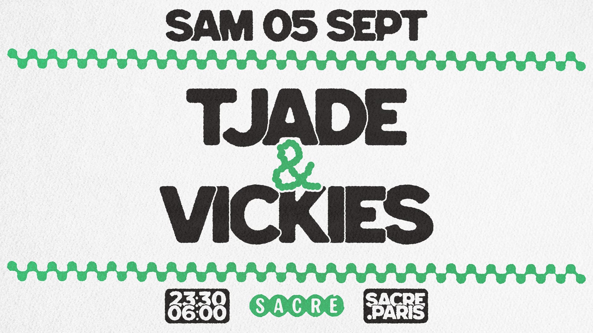 Sacré Présente : Tjade & Vickies Cover