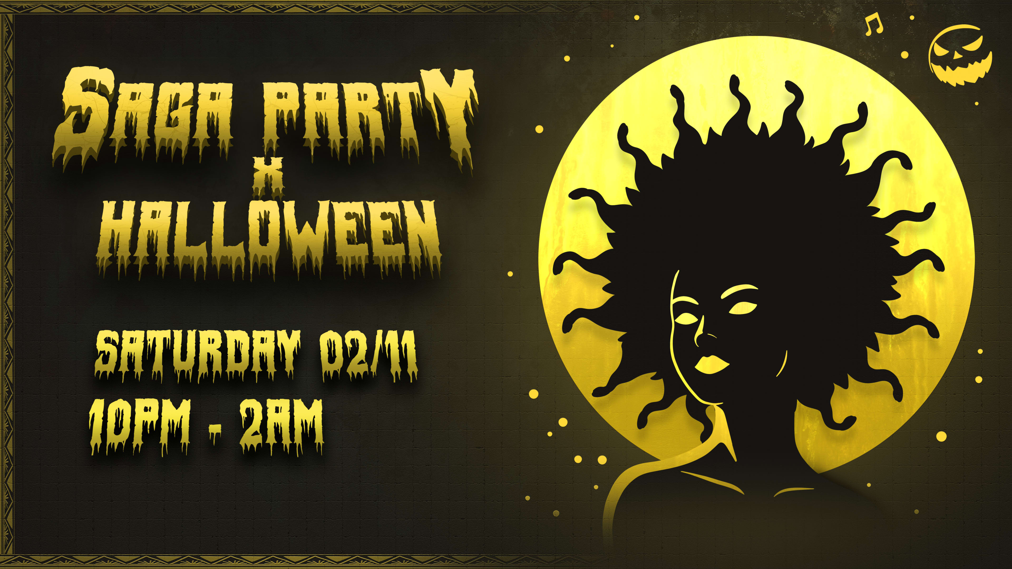 Saga Party X Halloween Cover