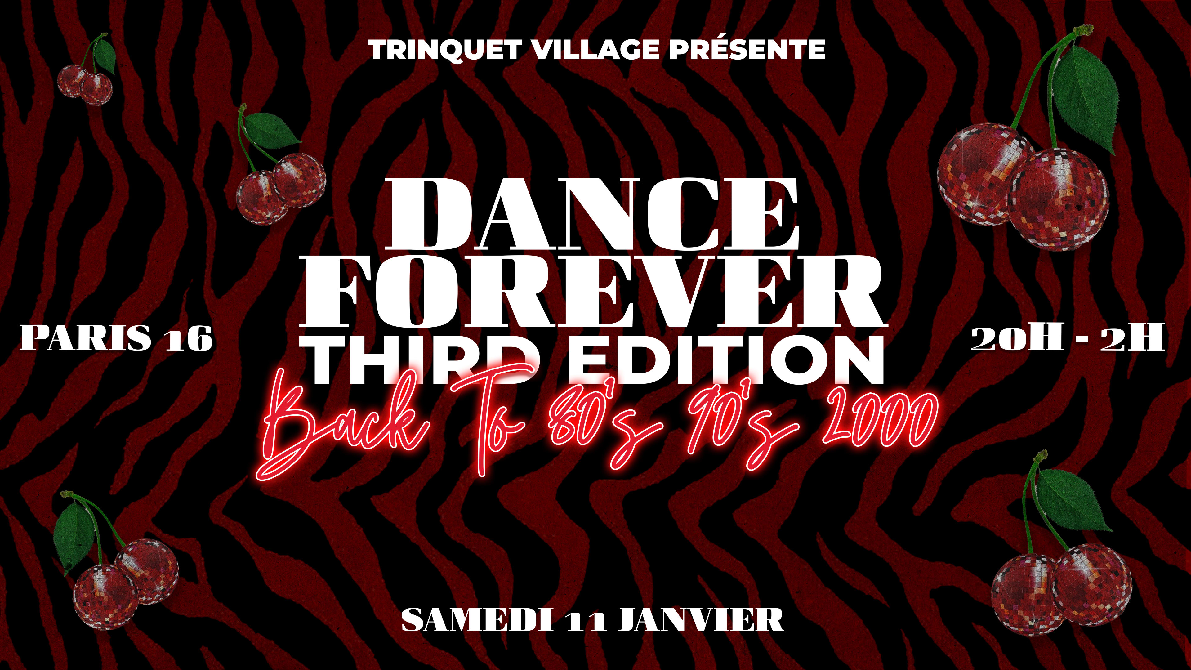 "Back To 80s 90s 00s Third Edition" At Trinquet Village Cover