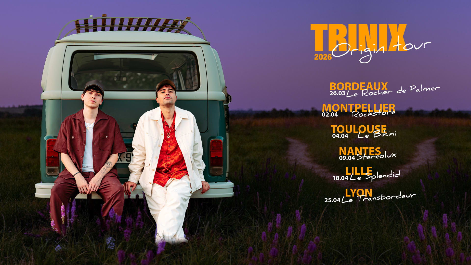 Trinix - Origin Tour 2026 Cover