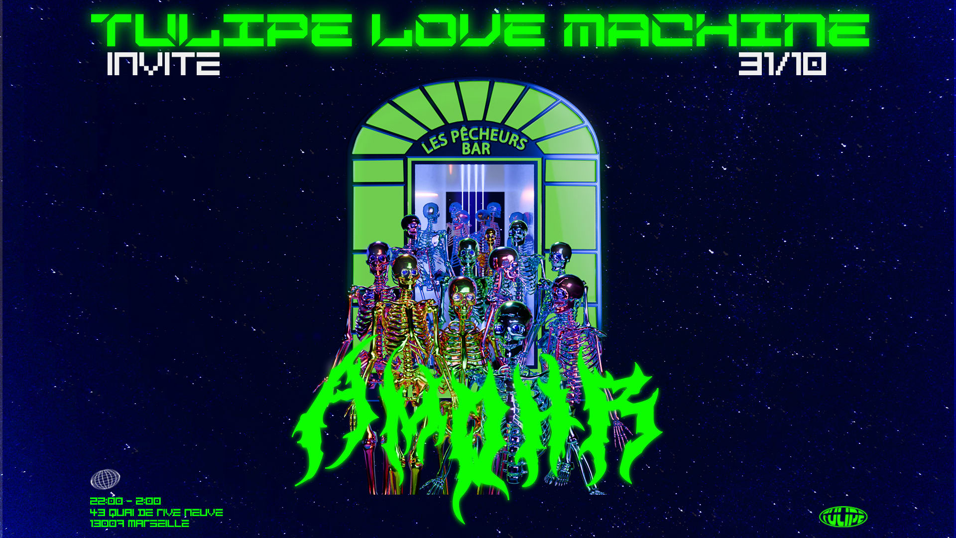 Tulipelovemachine Invite Amohr - Free Cover