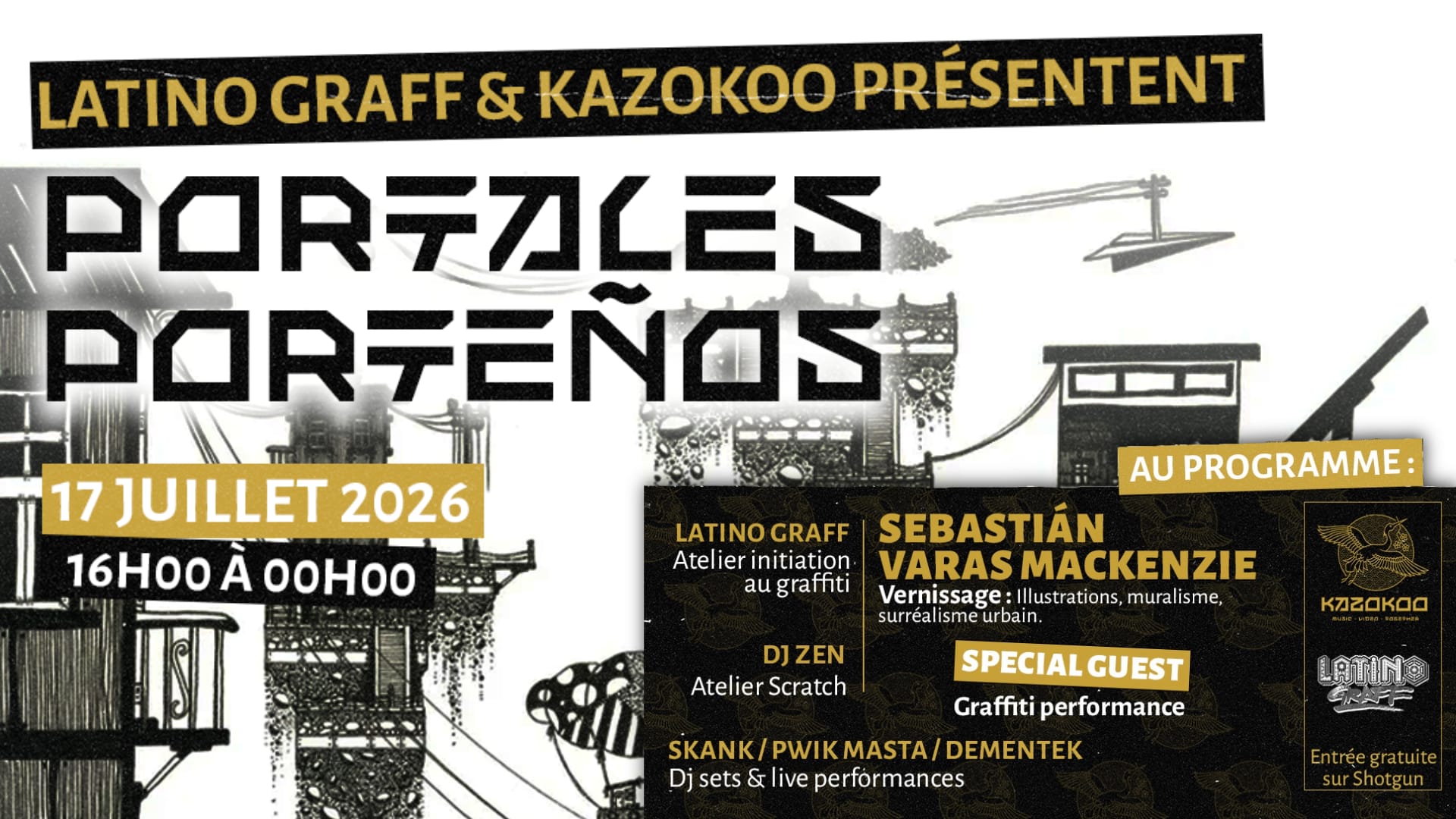 Portales Porteños - Latino Graff X Kazokoo Cover