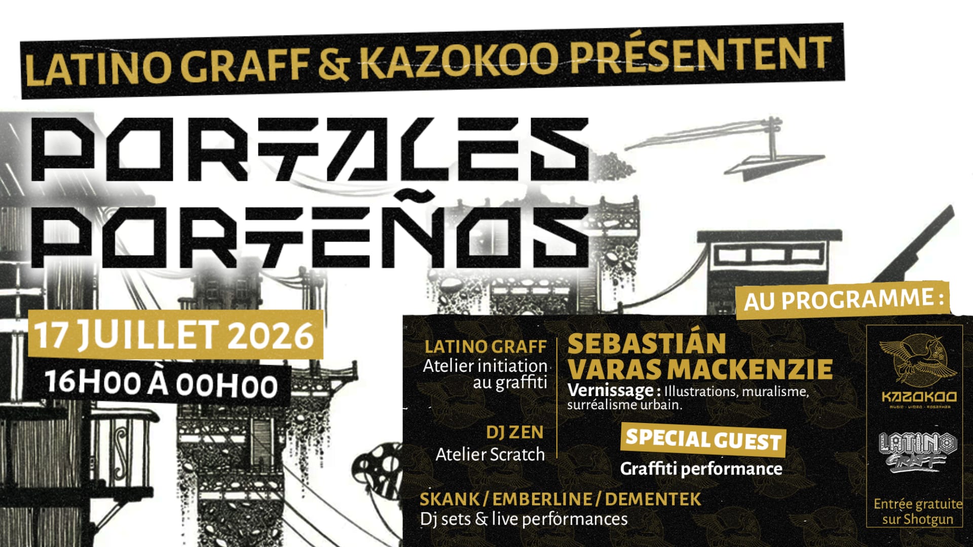 Portales Porteños - Latino Graff X Kazokoo Cover