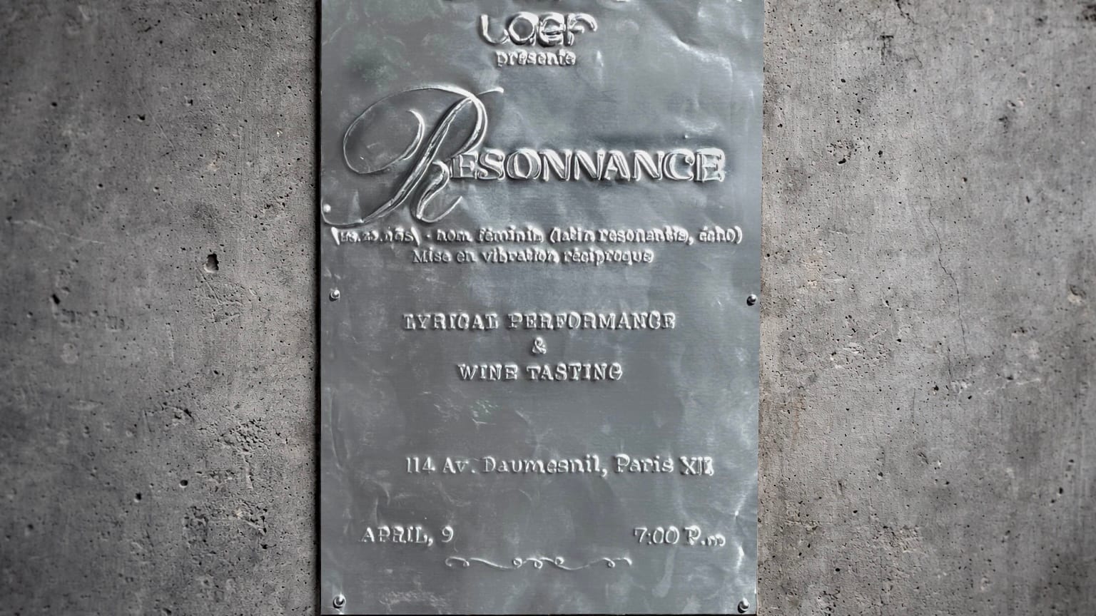 Laef X Résonance Cover