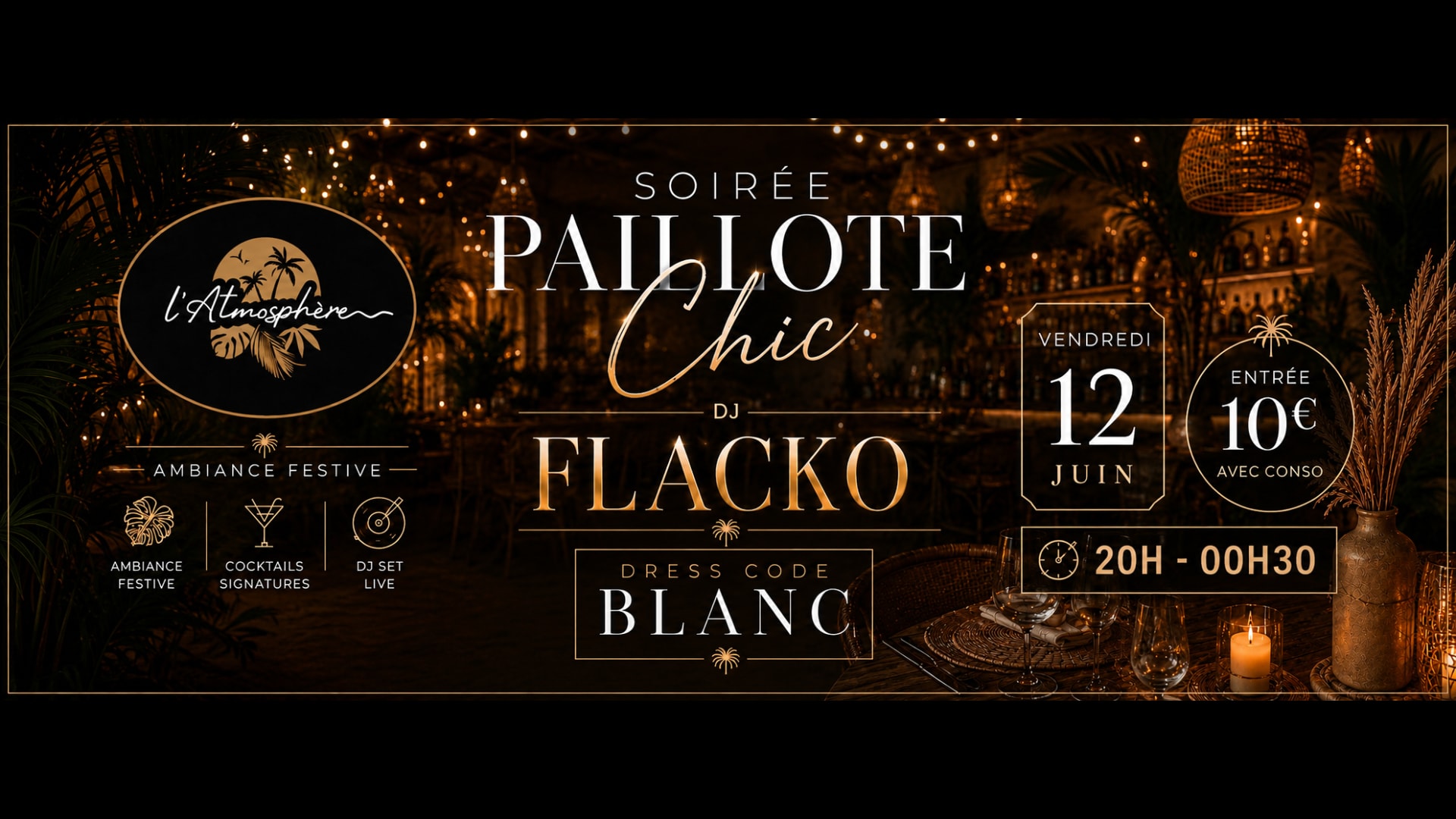 Soirée Paillote Chic Cover