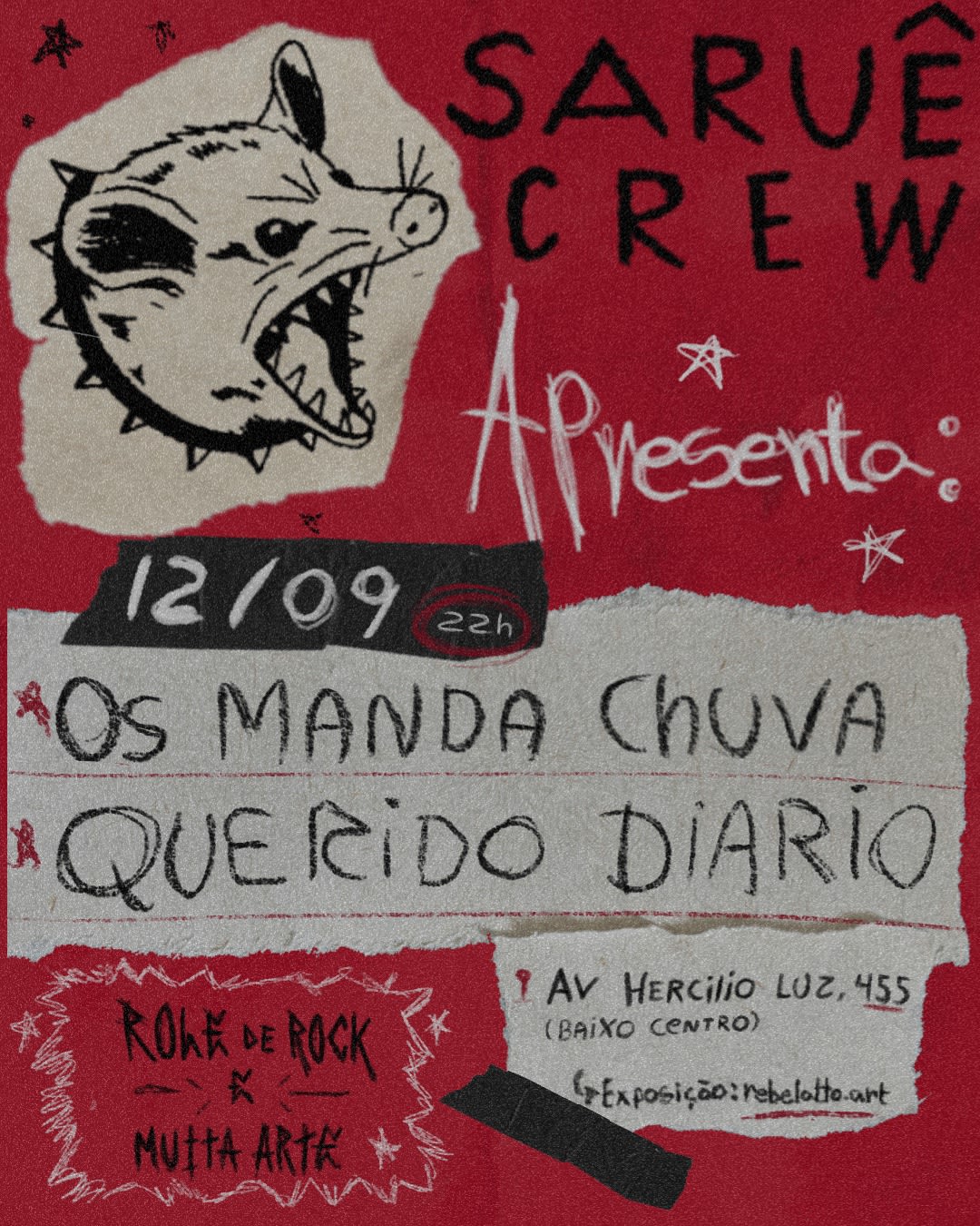 Querido Diário & Os Manda Chuva By Saruê Crew Cover