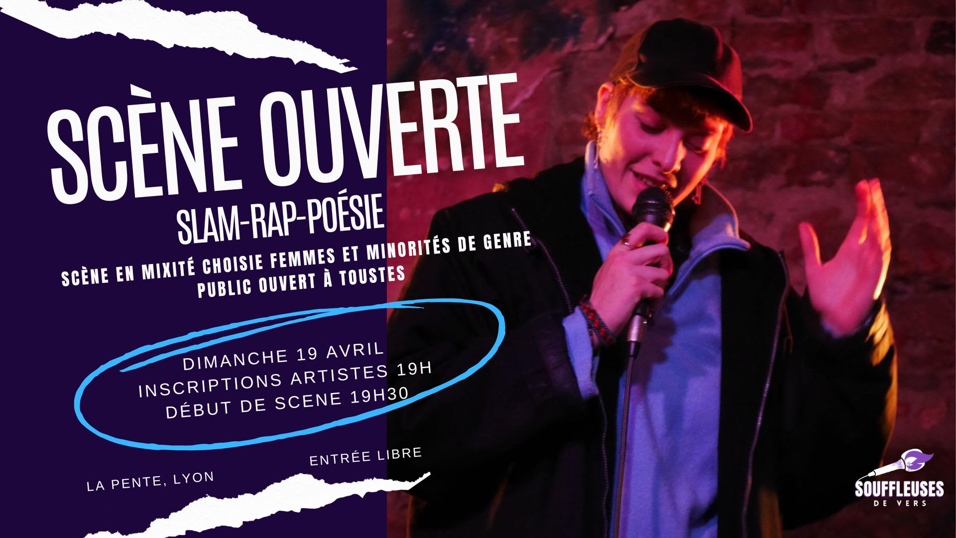 Scène Ouverte En Mixité Choisie (Slam, Rap & Poésie) Cover