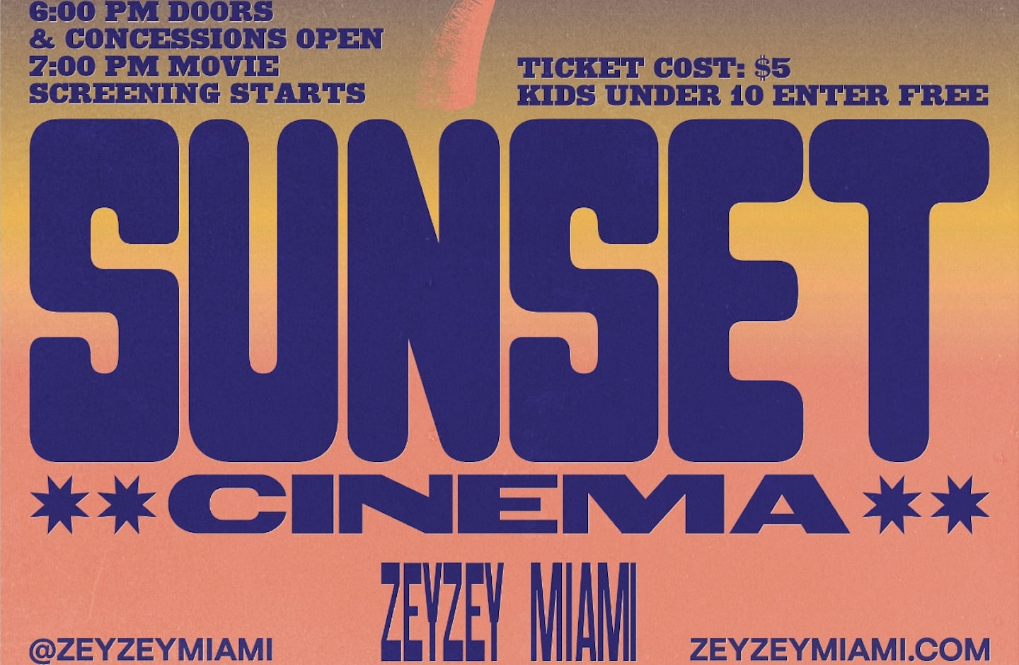 Sunset Cinema: "Hook"- Powered By Estrella Damm Cover