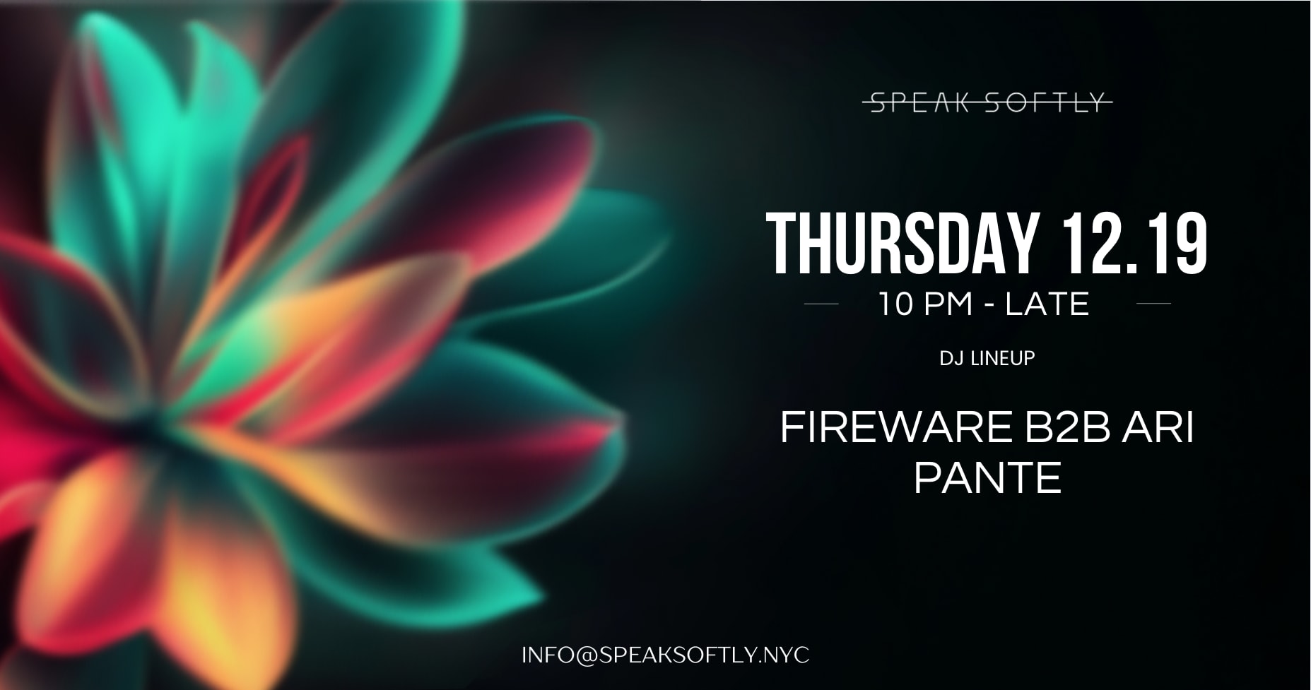 Speak-Softly | Fireware B2b Ari | Pante Cover