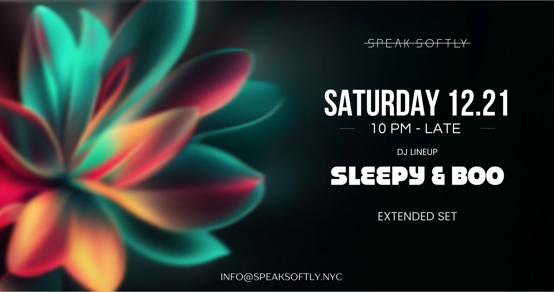 Speak-Softly | Sleepy & Boo ( Extended Set ) Cover