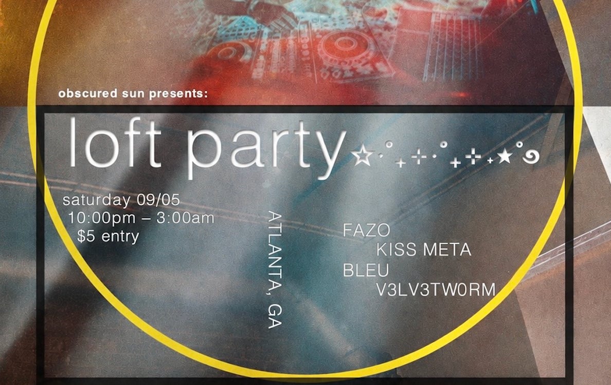 Obscured Sun: Loft Party Cover