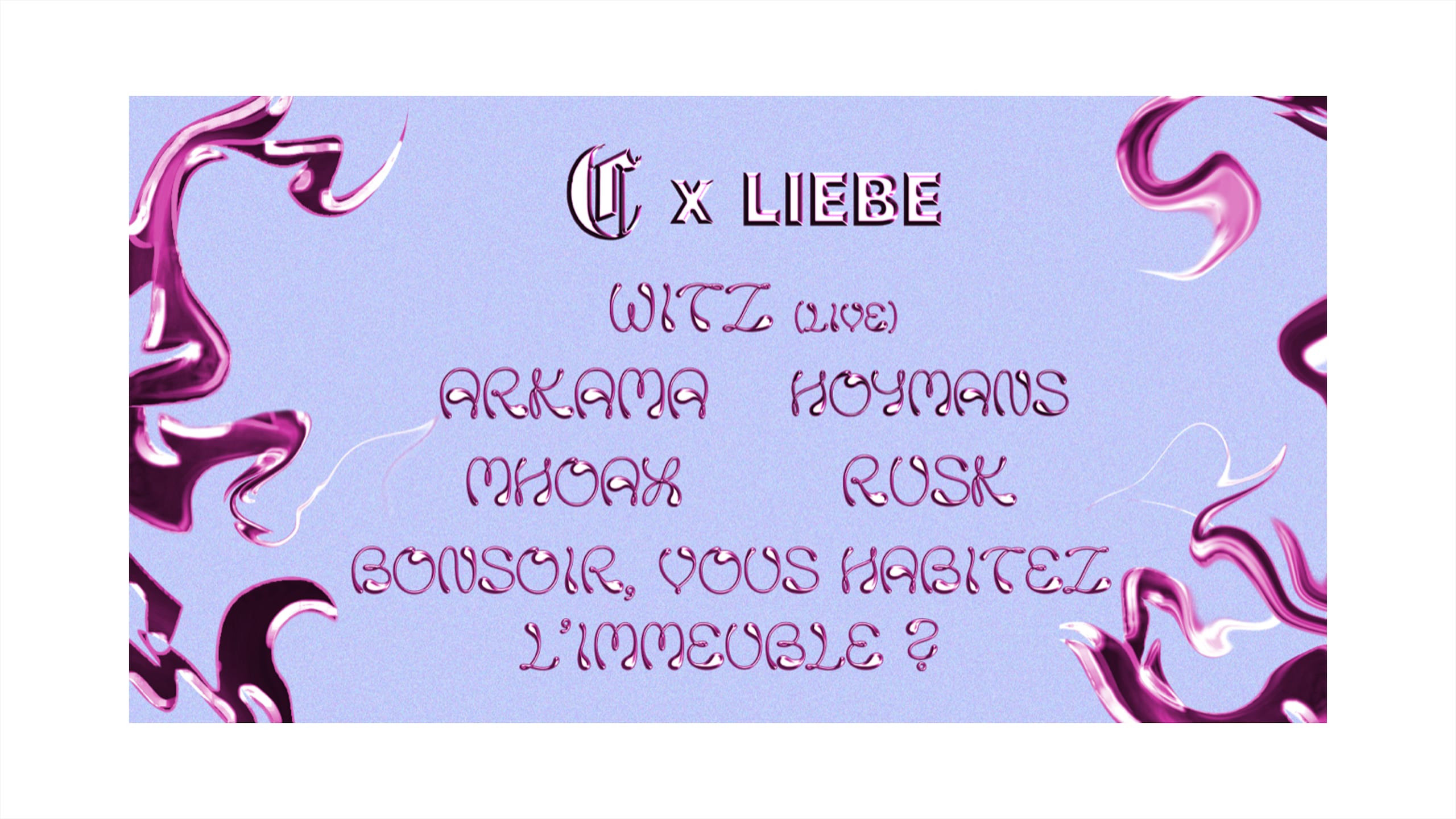 Gratuit: Coalition X Liebe : Witz (Live), Arkama, Hoymans, Mhoax &More Cover