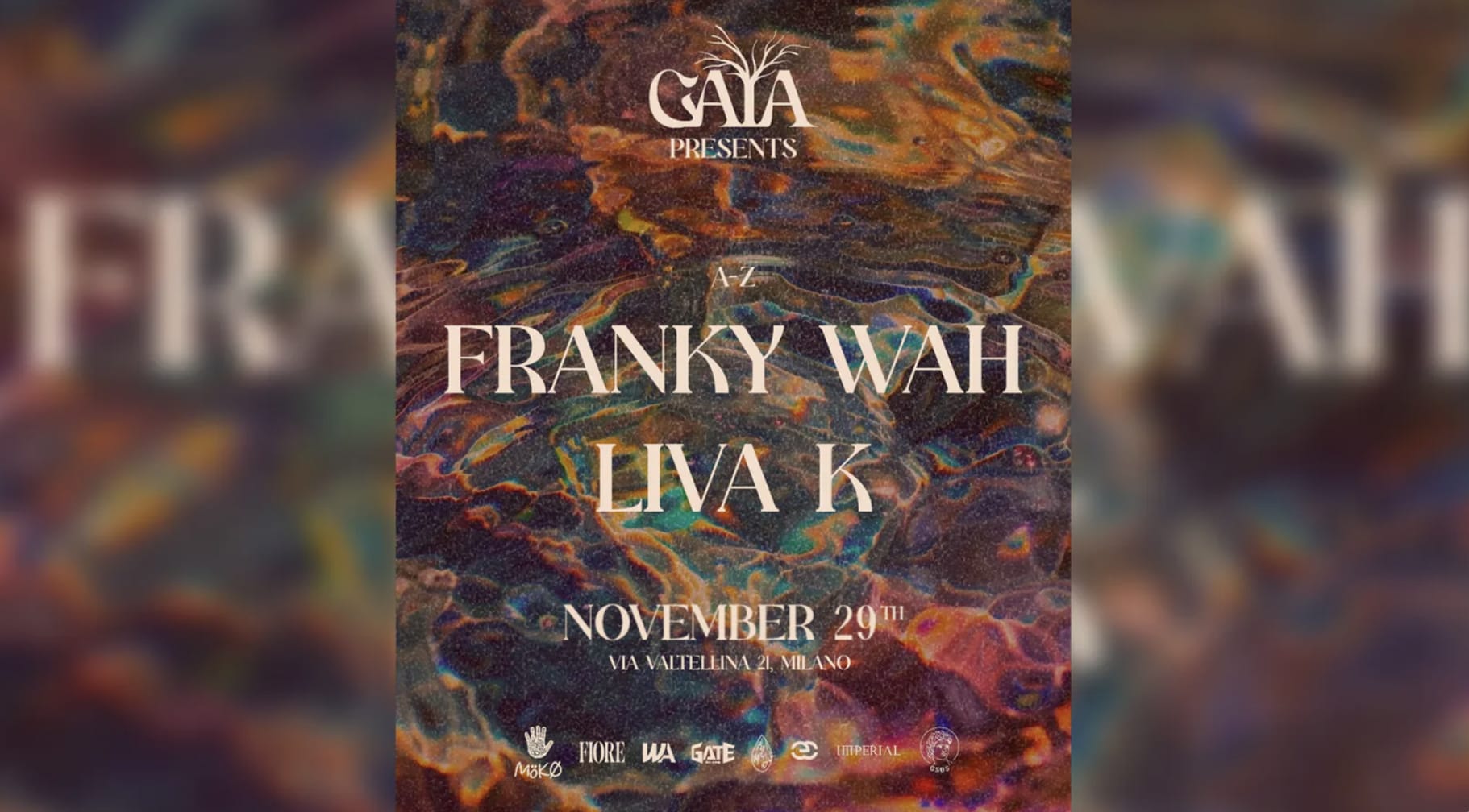 Liva K & Franky Wah At Gate Milano Cover