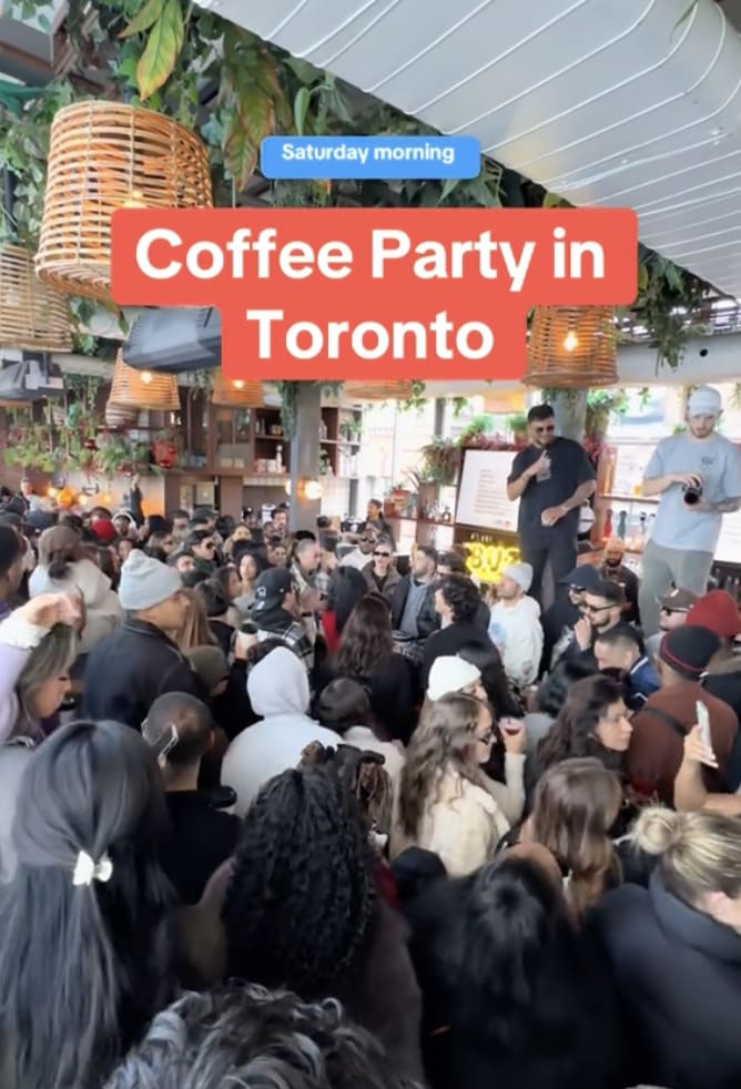 Coffee Party Pop Up Cover