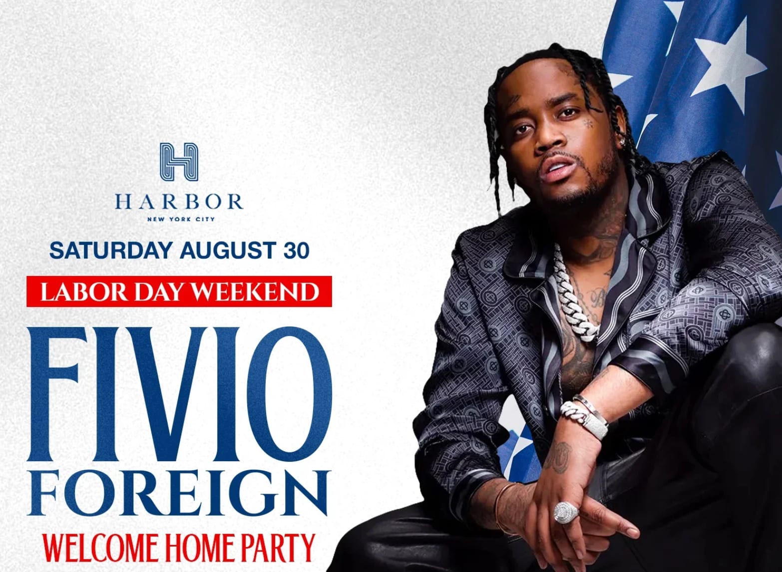 Fivio Foreign Live At Labor Day Weekend Harbor Nyc 2025 Cover
