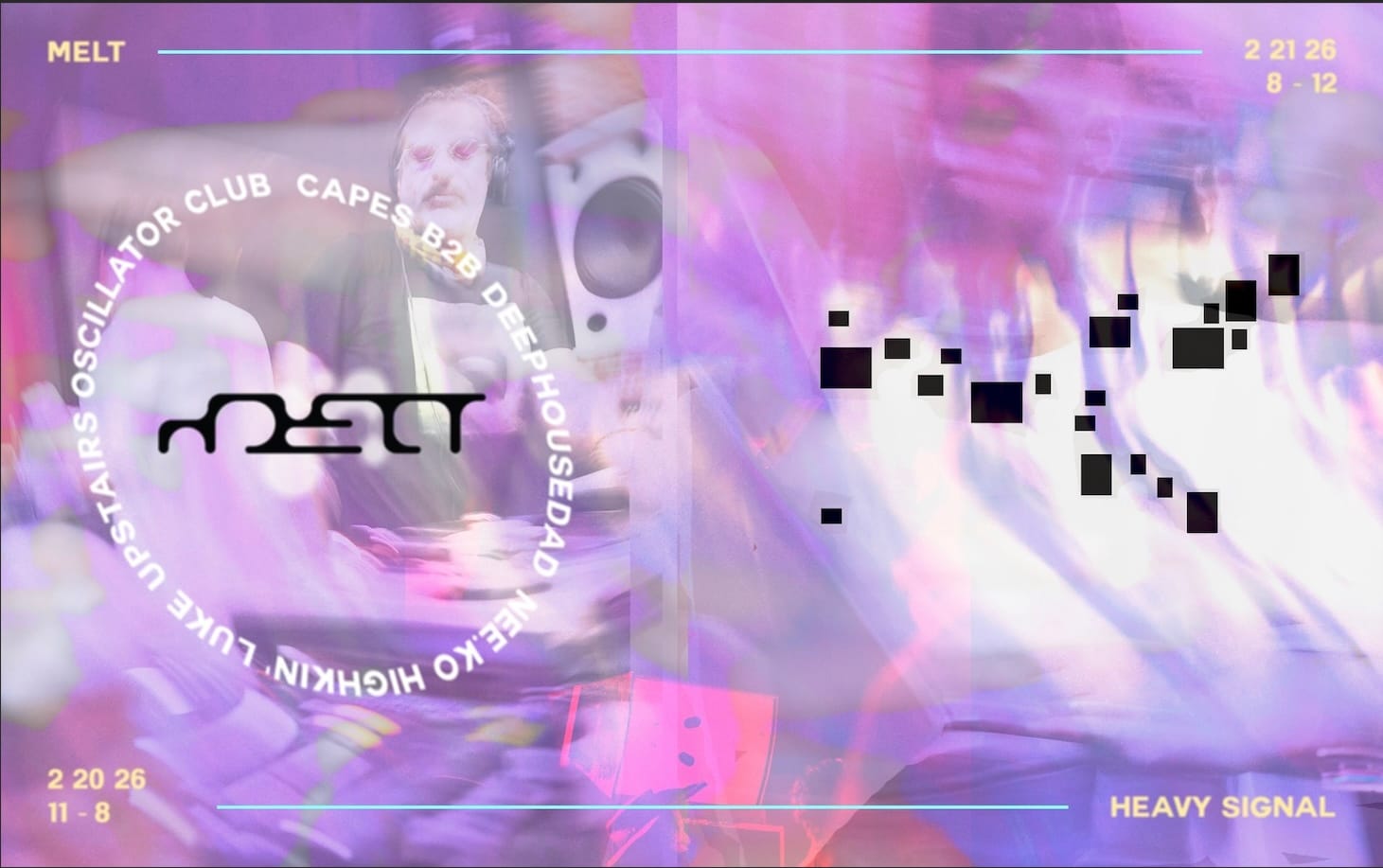 Melt: Capes B2b Deephousedad, Nee.Ko, Highkin', Luke Cover