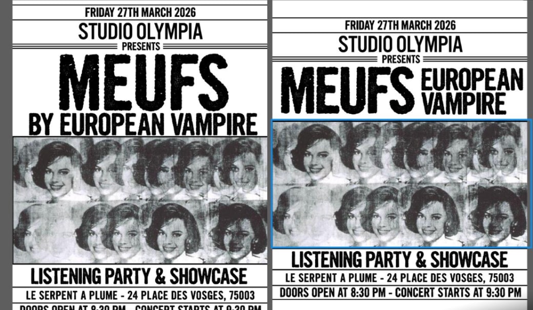 European Vampire - Meufs ( Realease Party & Showcase ) Cover