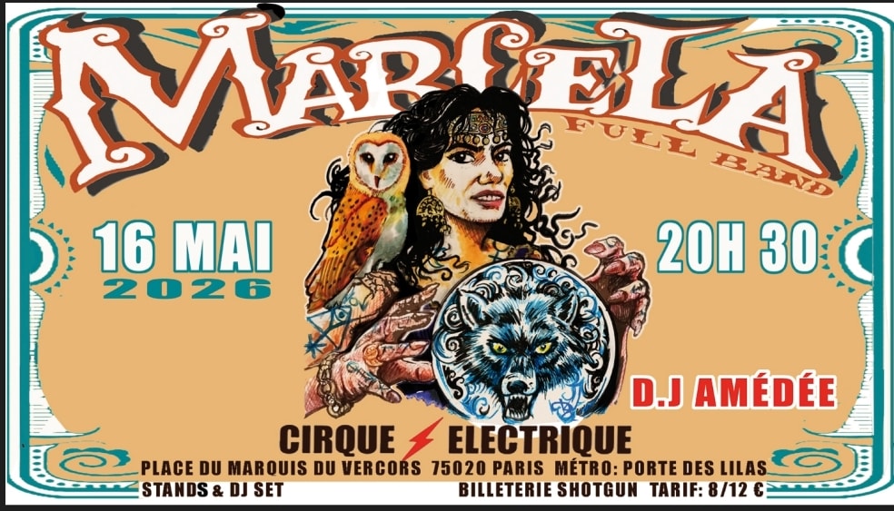 Marcela Au Cirque Electrique Cover