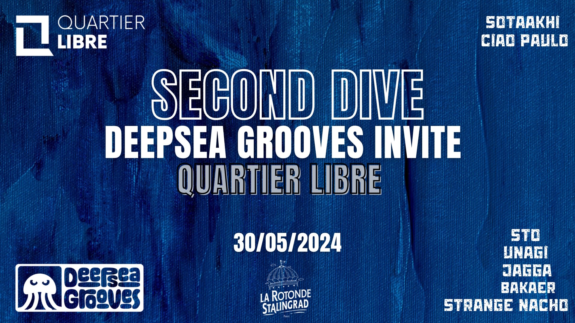 Deepsea Grooves Invite Quartier Libre : Second Dive Cover