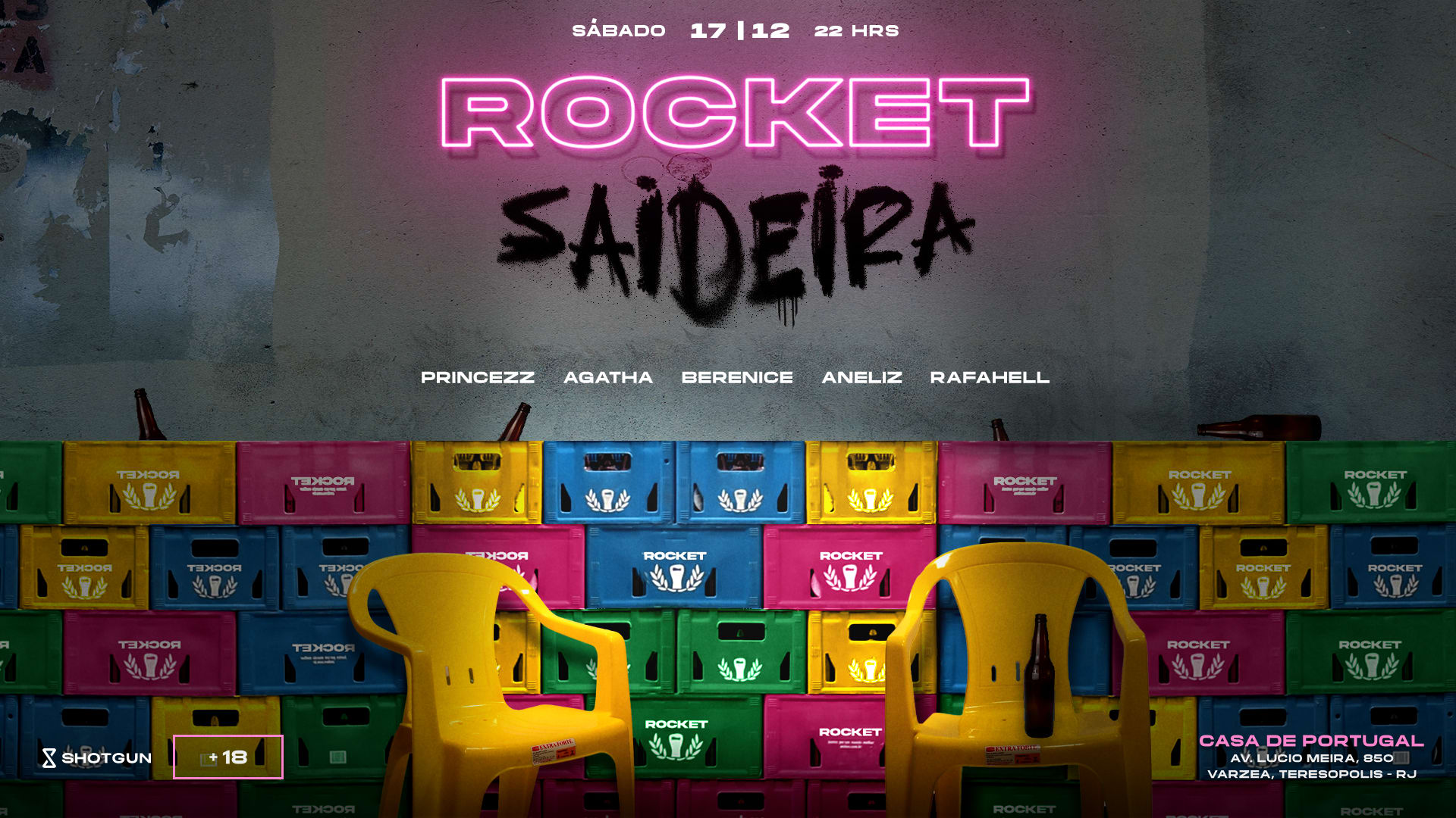 Rocket - Saideira @ 17/12 Cover