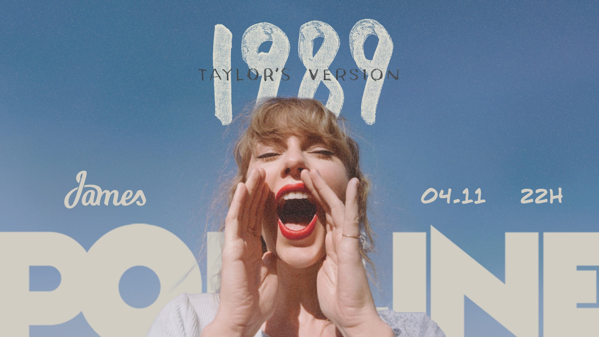 Pop Line Taylor Swift - 1989 (Taylor's Version) Cover