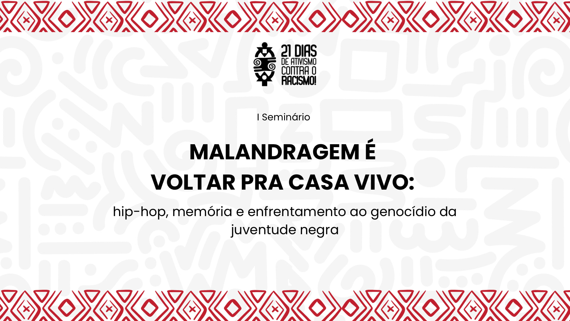 Malandragem É Voltar Pra Casa Vivo Cover