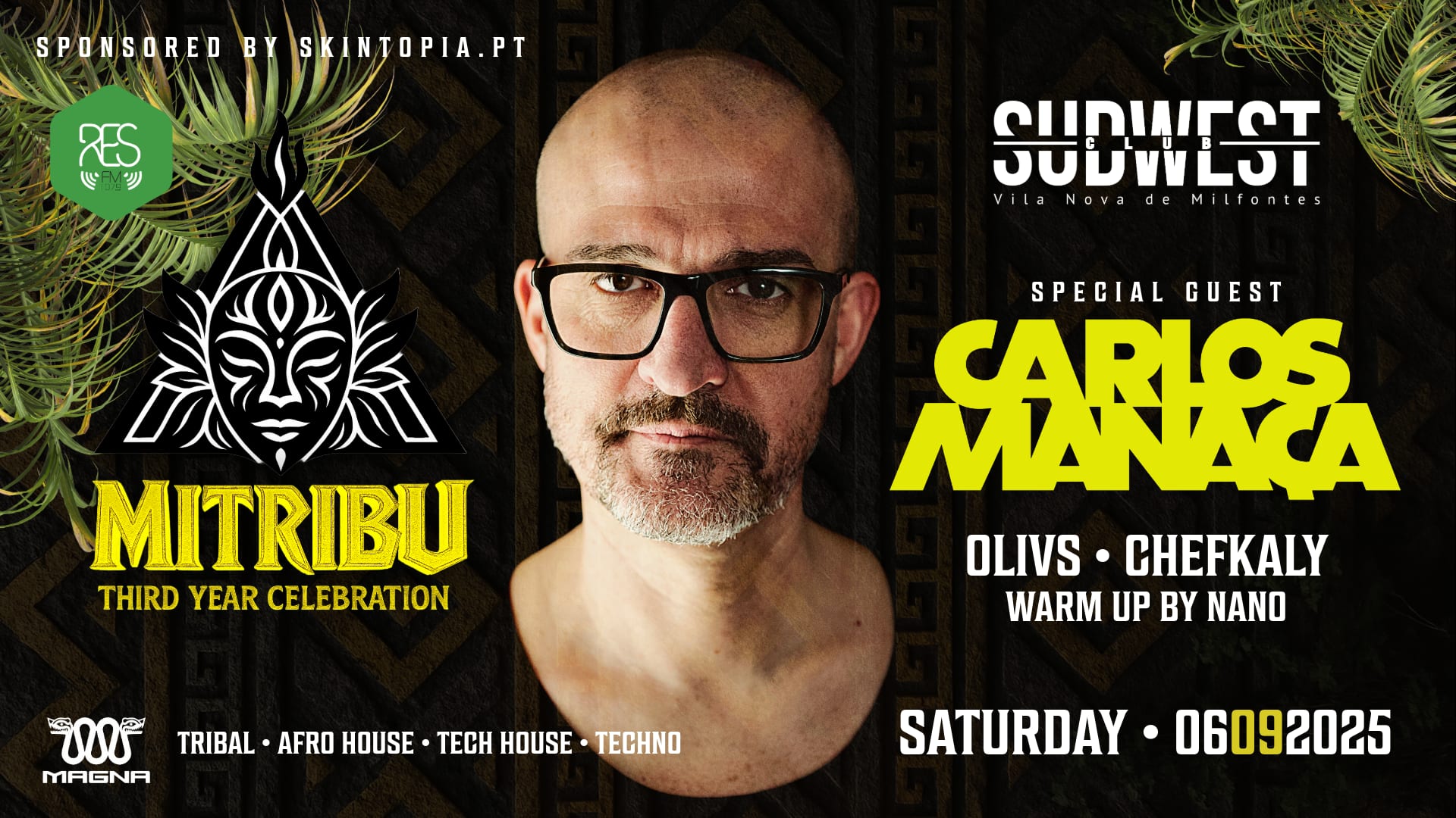 Mitribu - 3y Celebration W/ Carlos Manaça @ Sudwest Club Cover