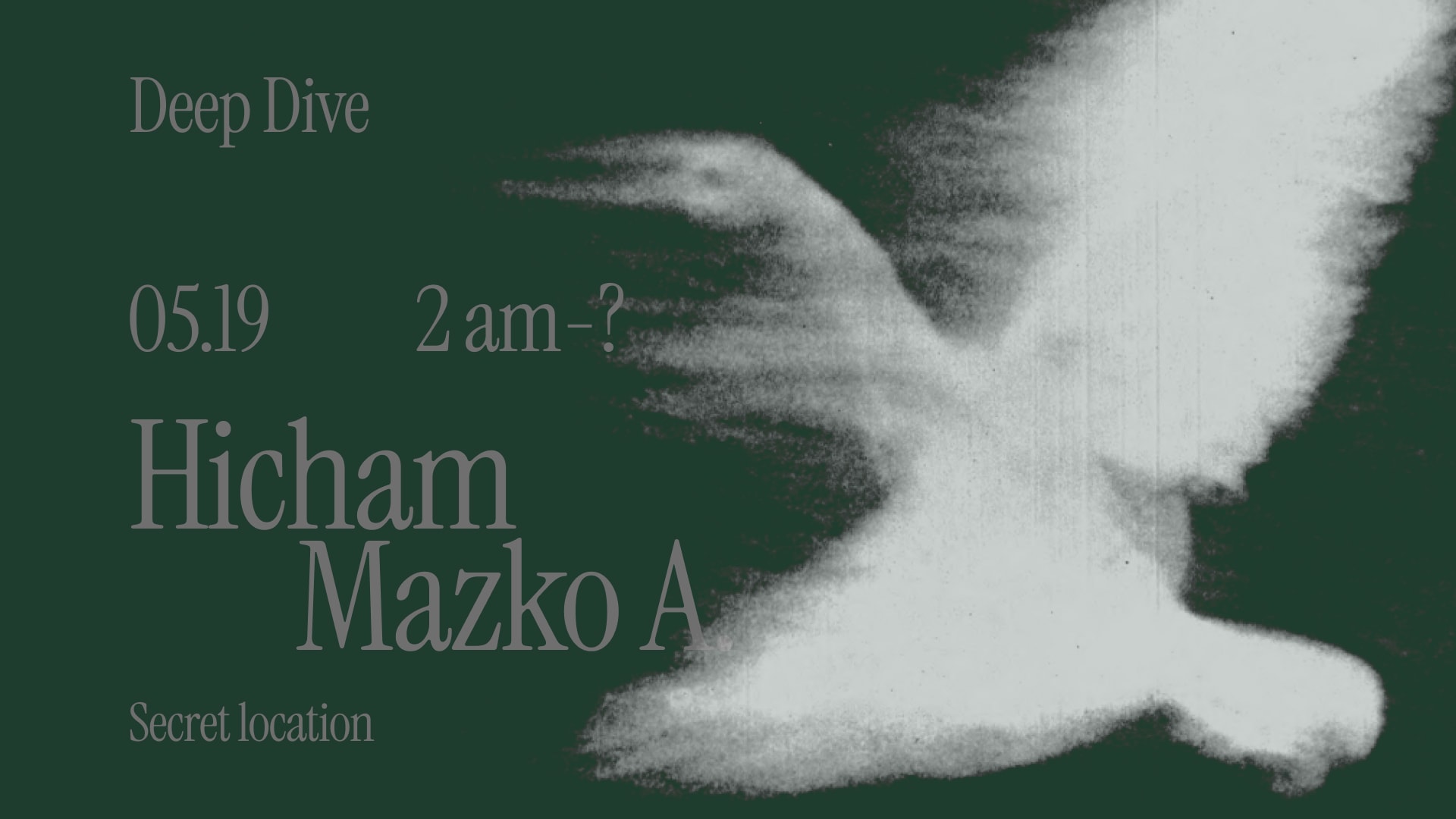 Deep Dive Invites - Hicham Cover