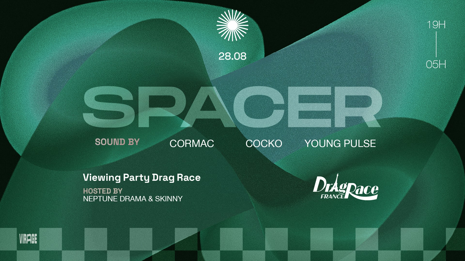 Spacer Viewing Drag Race Party France : Cormac, Cocko & More Cover