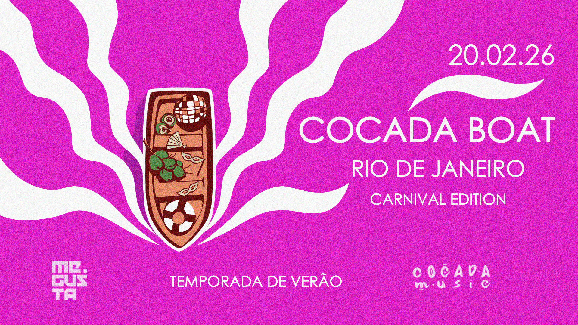 Cocada Boat 2026 | Carnival Edition - 20/02 Cover