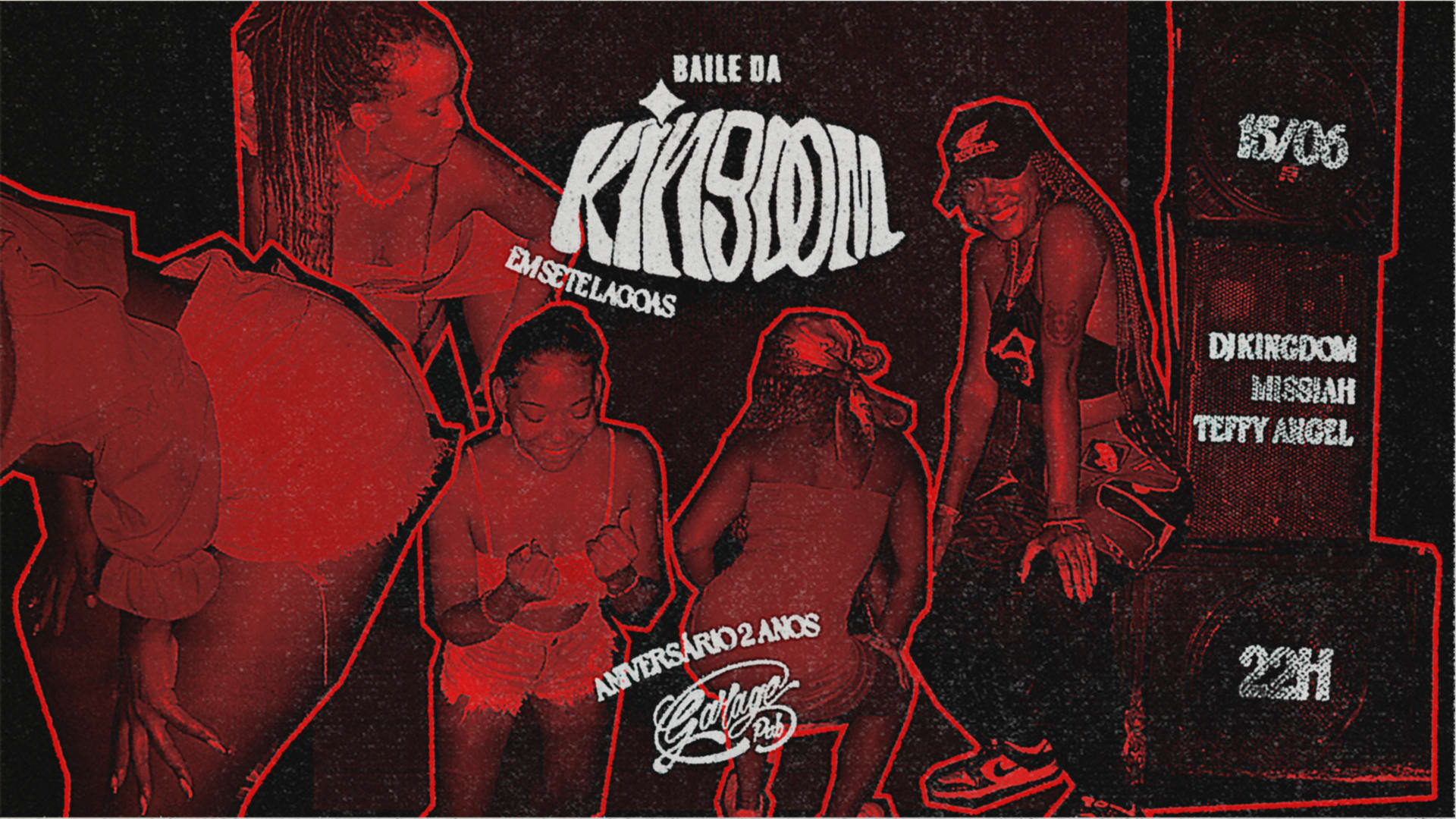 Baile Da Kingdom No Aniversário Do Garage Pub Cover