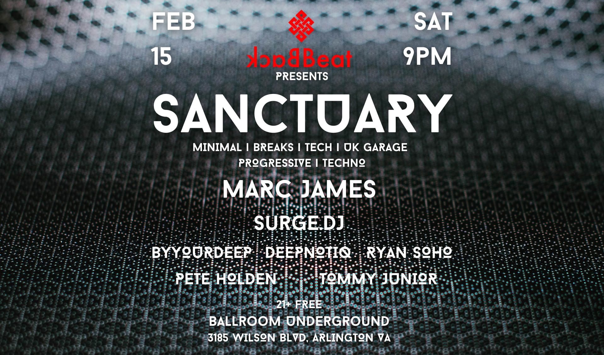 Sanctuary - Free Electronic Music Party Cover