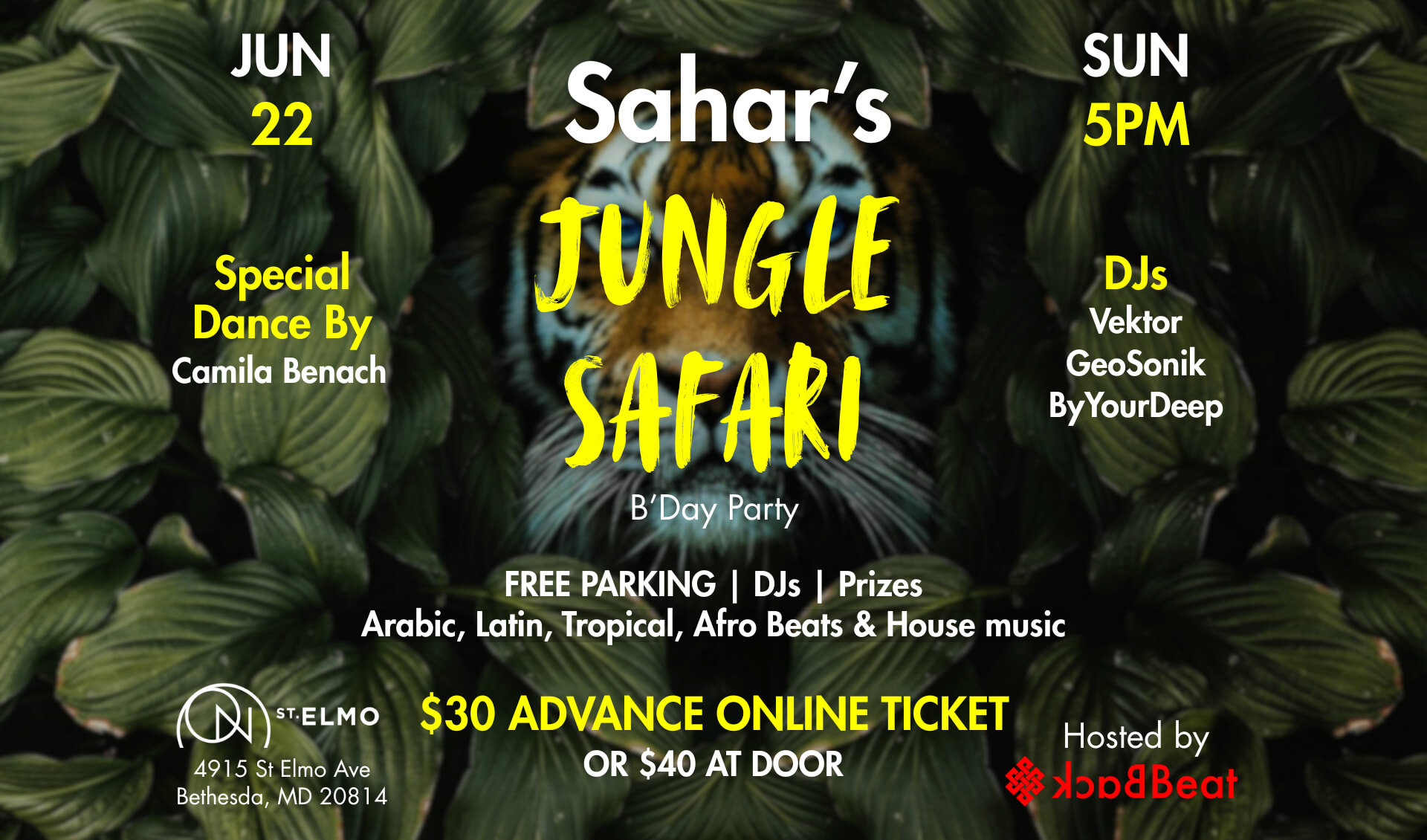 Sahar’S Jungle Safari B’Day Party Cover