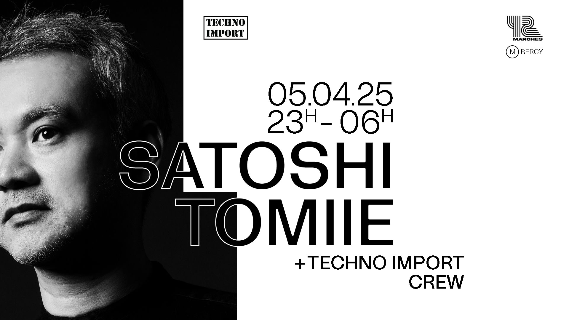Techno Import X Satoshi Tomiie Cover