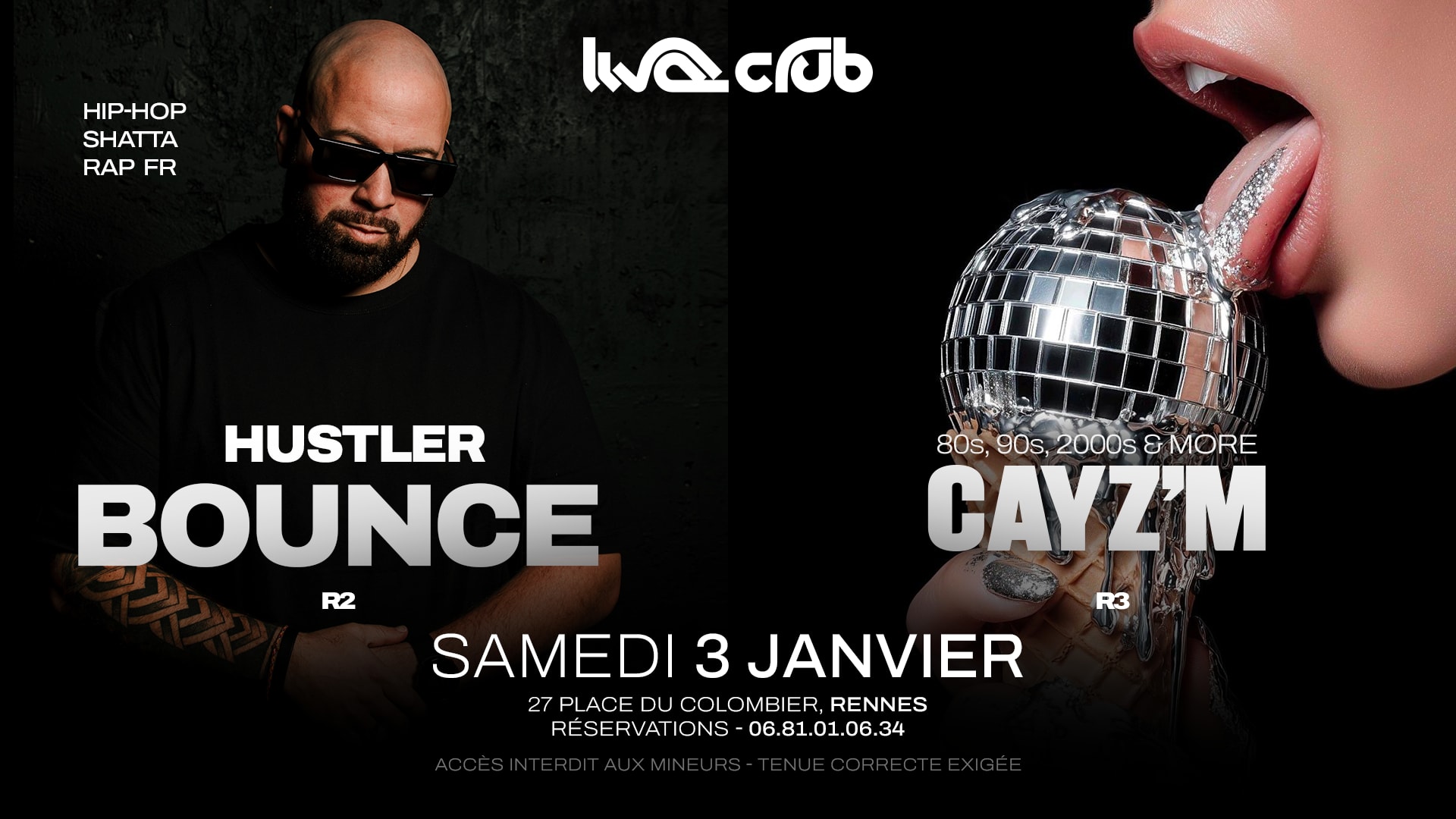 Bounce: (R2) Hustler / (R1) Cayz'm Cover