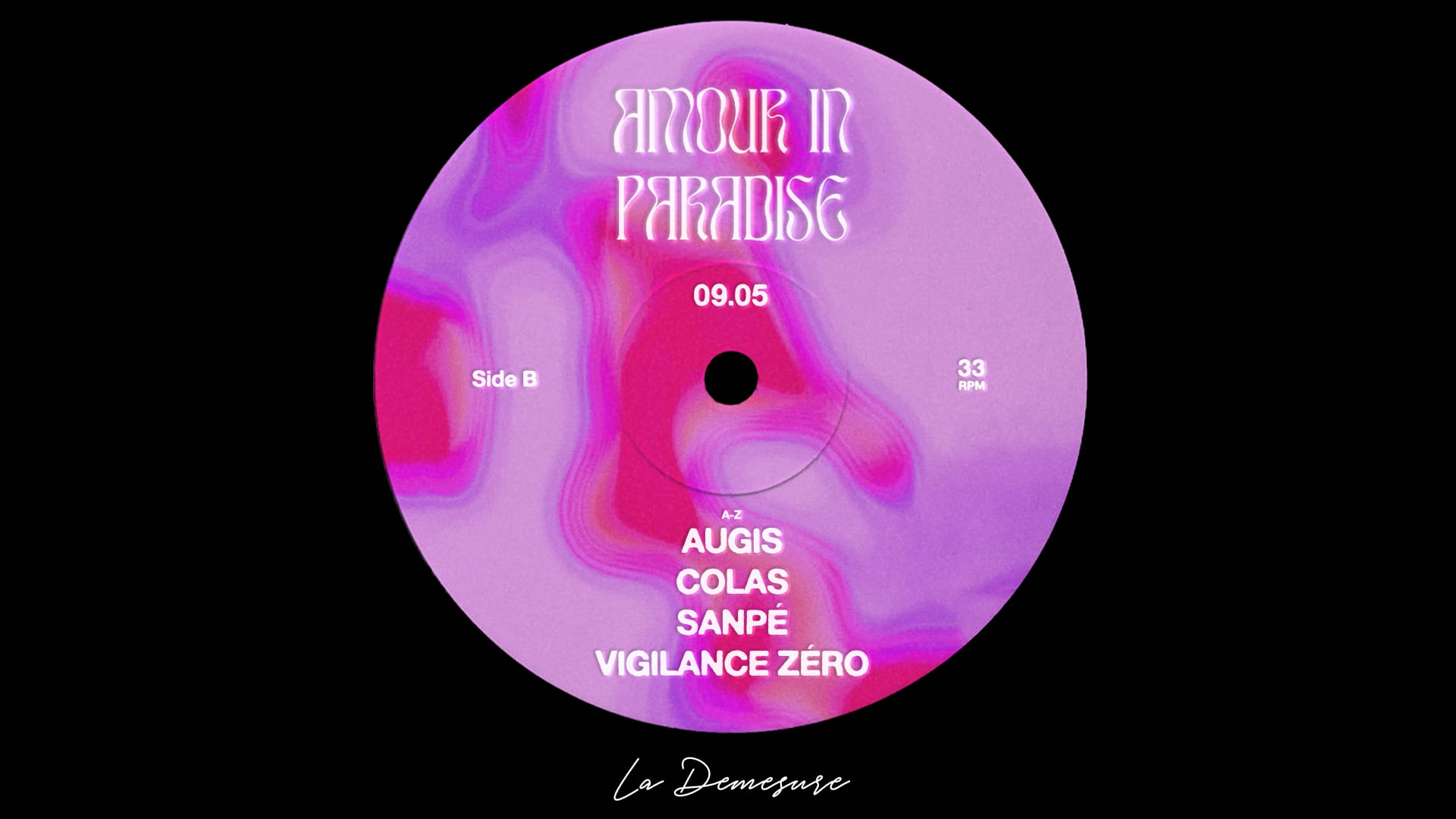 La Démesure Présente Amour In Paradise Cover