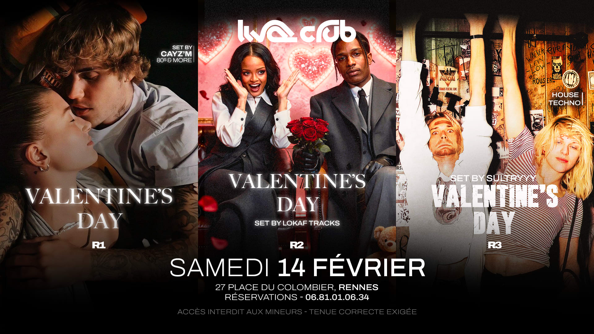 Saint-Valentin:Cayz'm(R1) + Lokaf Tracks(R2) + Sultryyy(R3) Cover