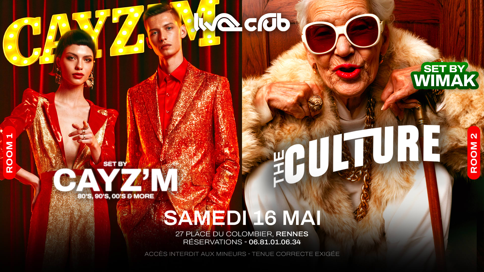 The Culture : Cayz'm (R1) + Wimack (R2) Cover