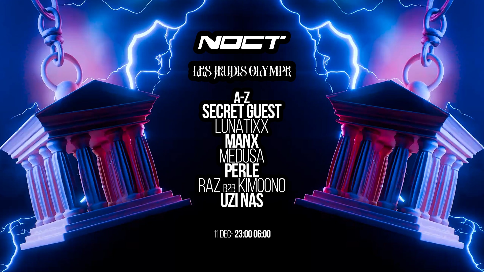 Olympe Rave X Noct : Perle, Kimoono, Manx, Medusa & More Cover