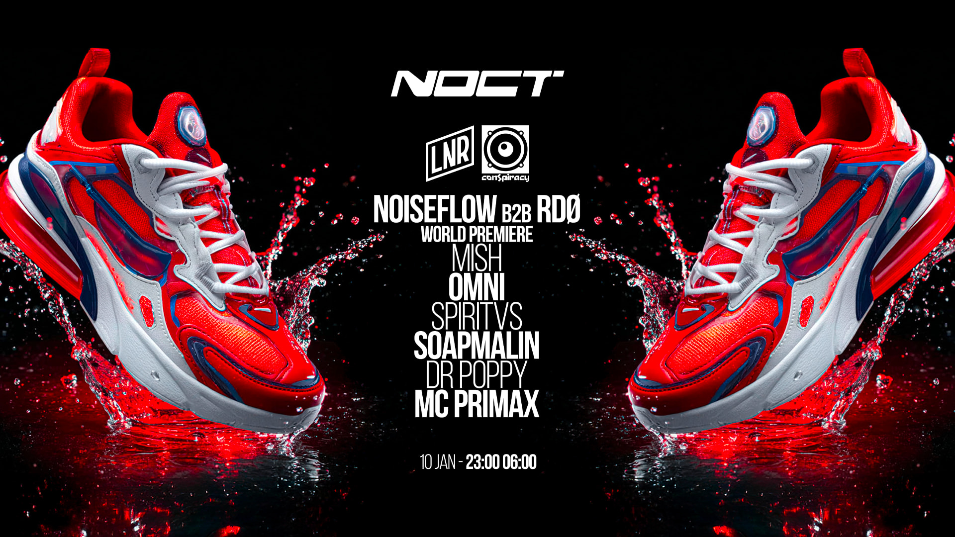 Lnr X Conspiracy X Noct : Mish - Noiseflow B2b Rdø & More Cover