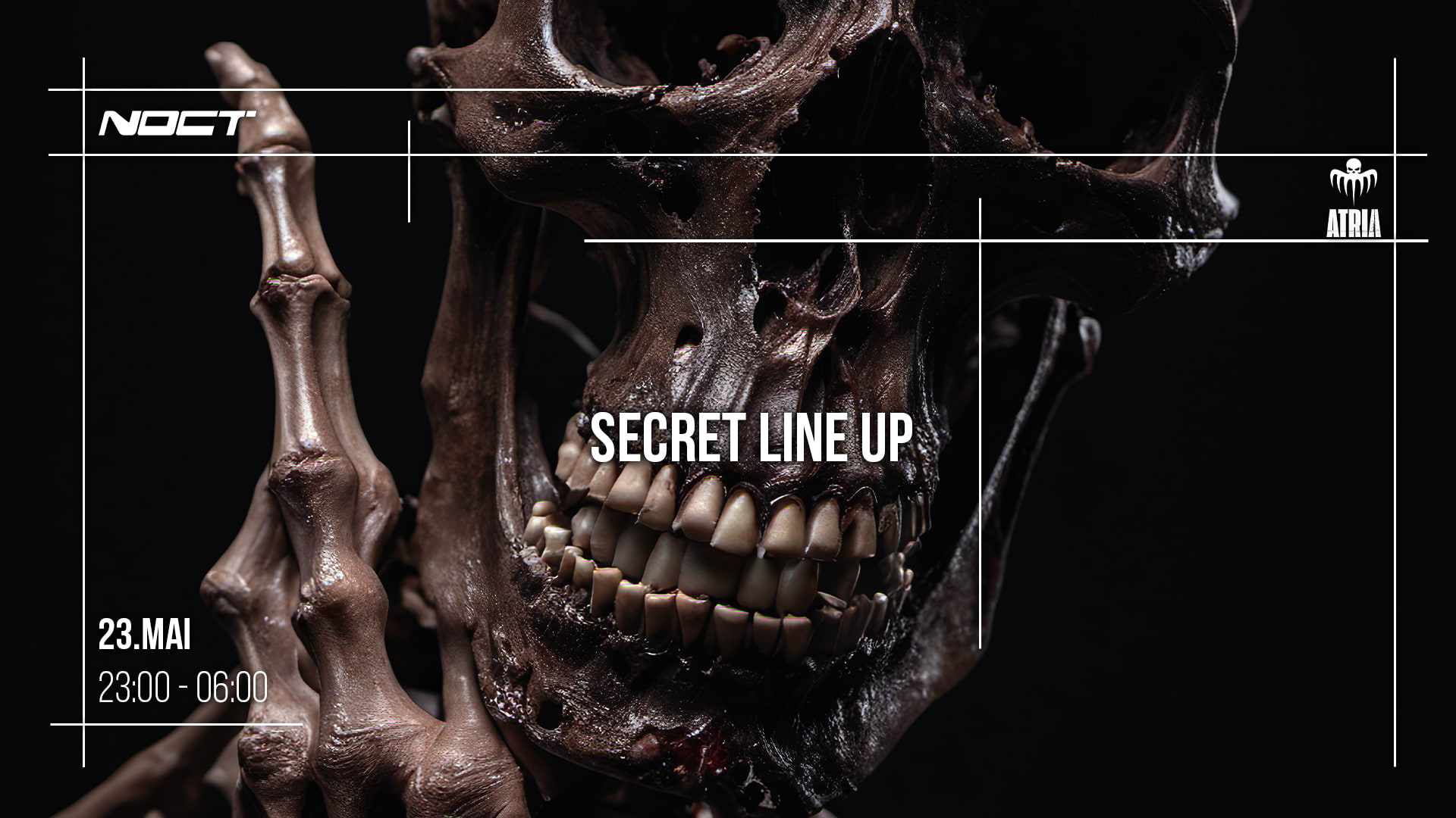 Onesh Agency X Atria Records : Secret Line Up Cover