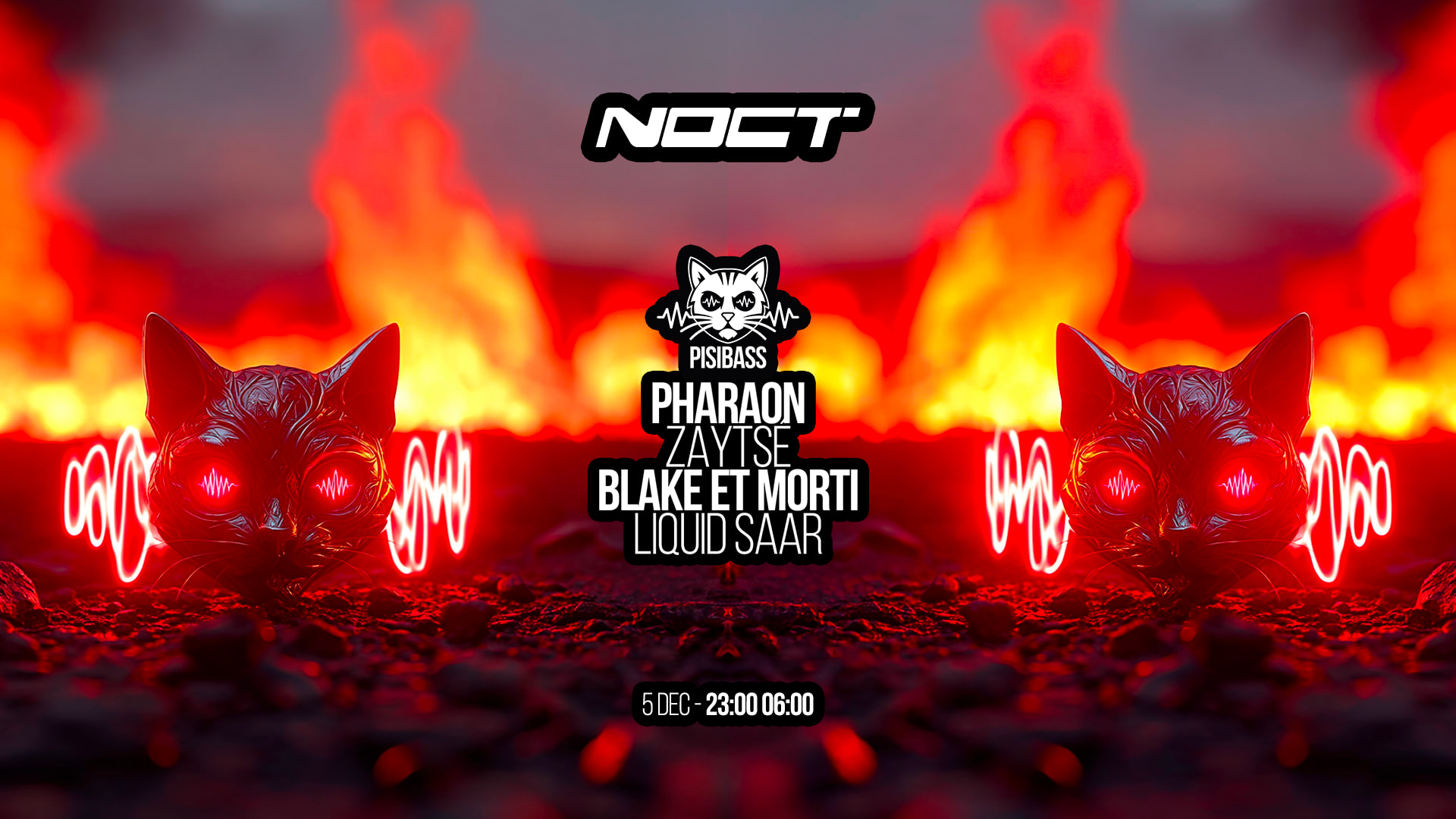 Pisibass X Noct : Pharaon - Zaytsé - Blake & Morti & More Cover