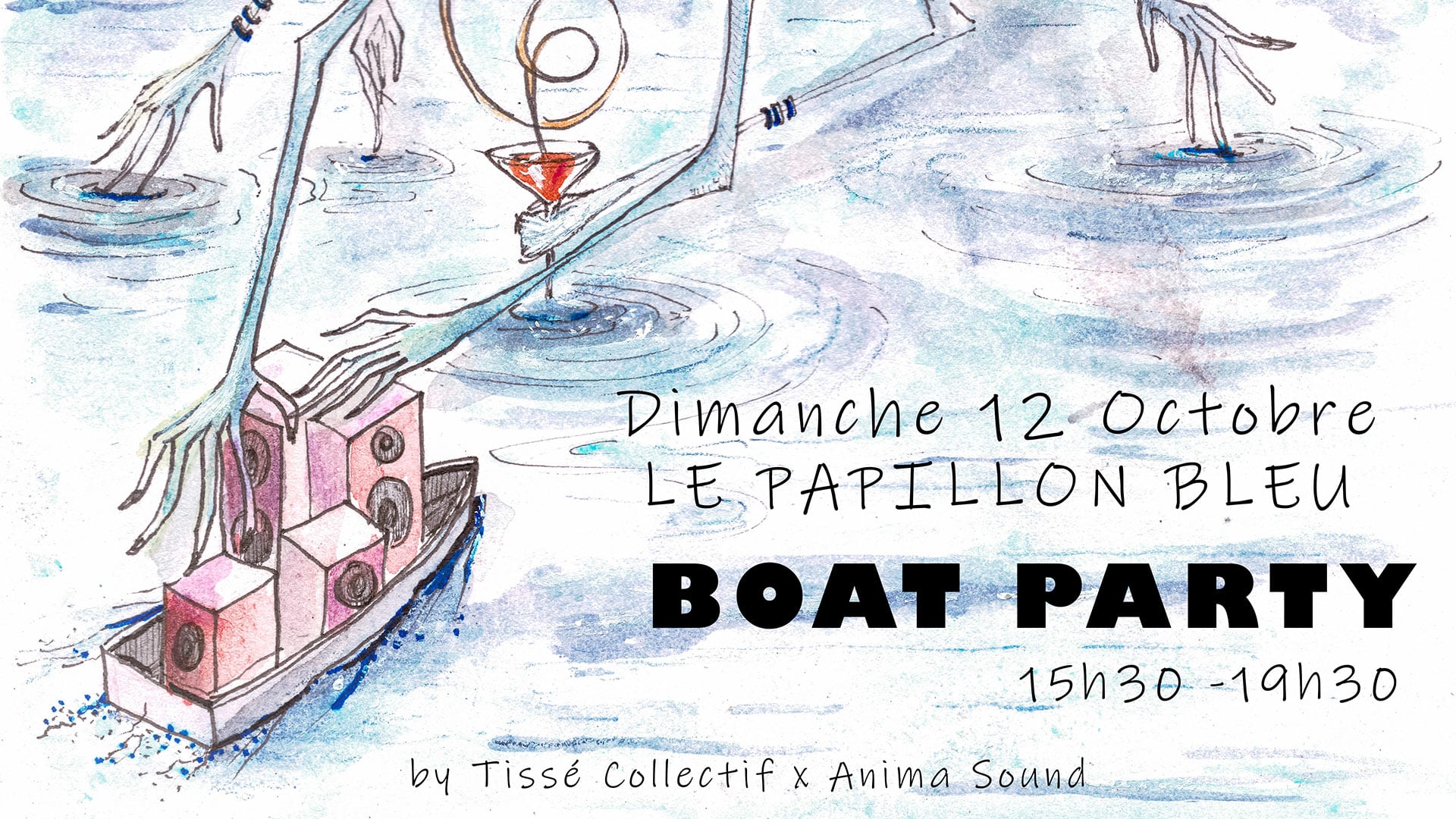 Boat Party Par Tissé Collectif Et Anima Sound Cover