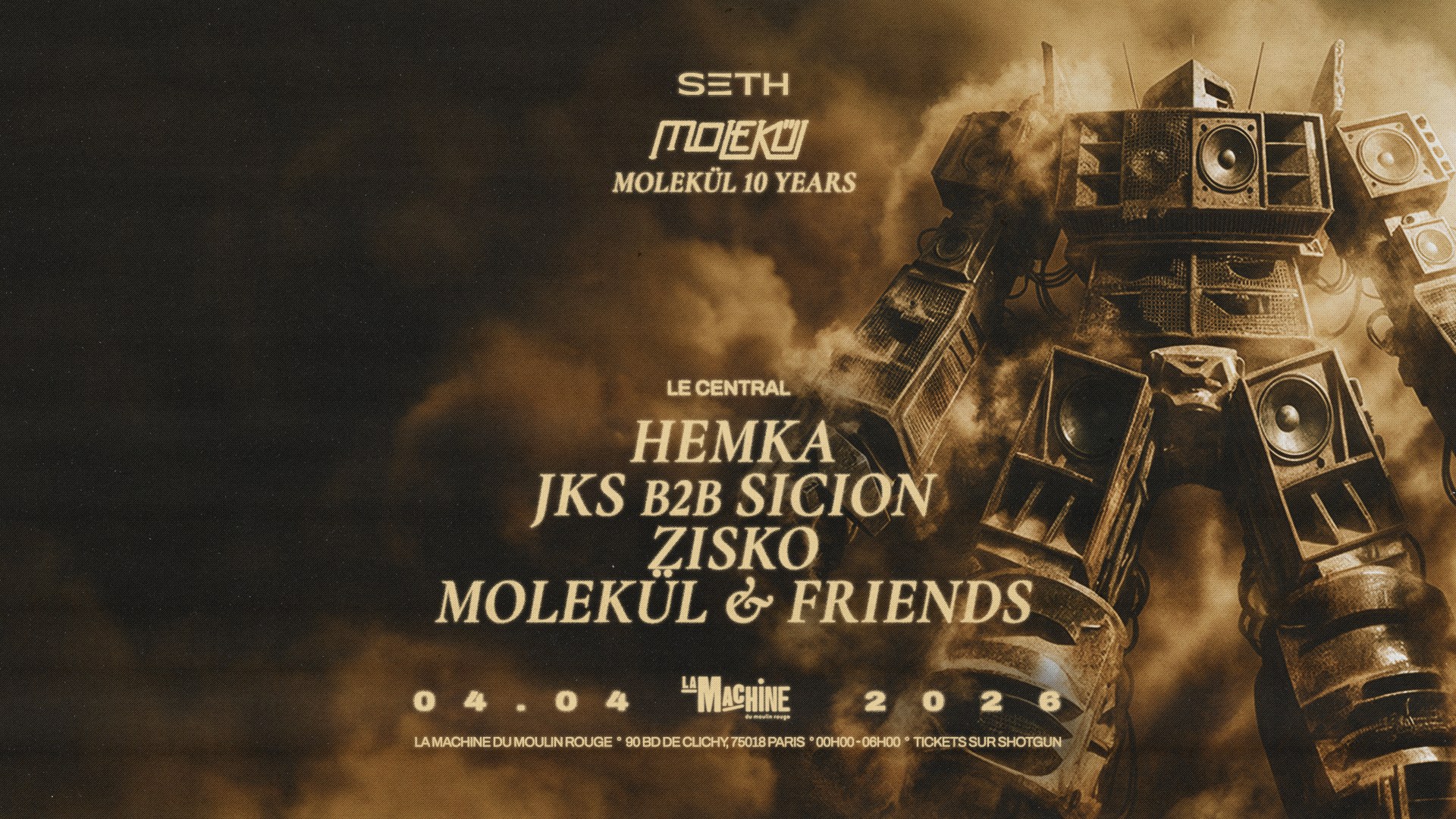 Seth X Molekül 10 Years Cover