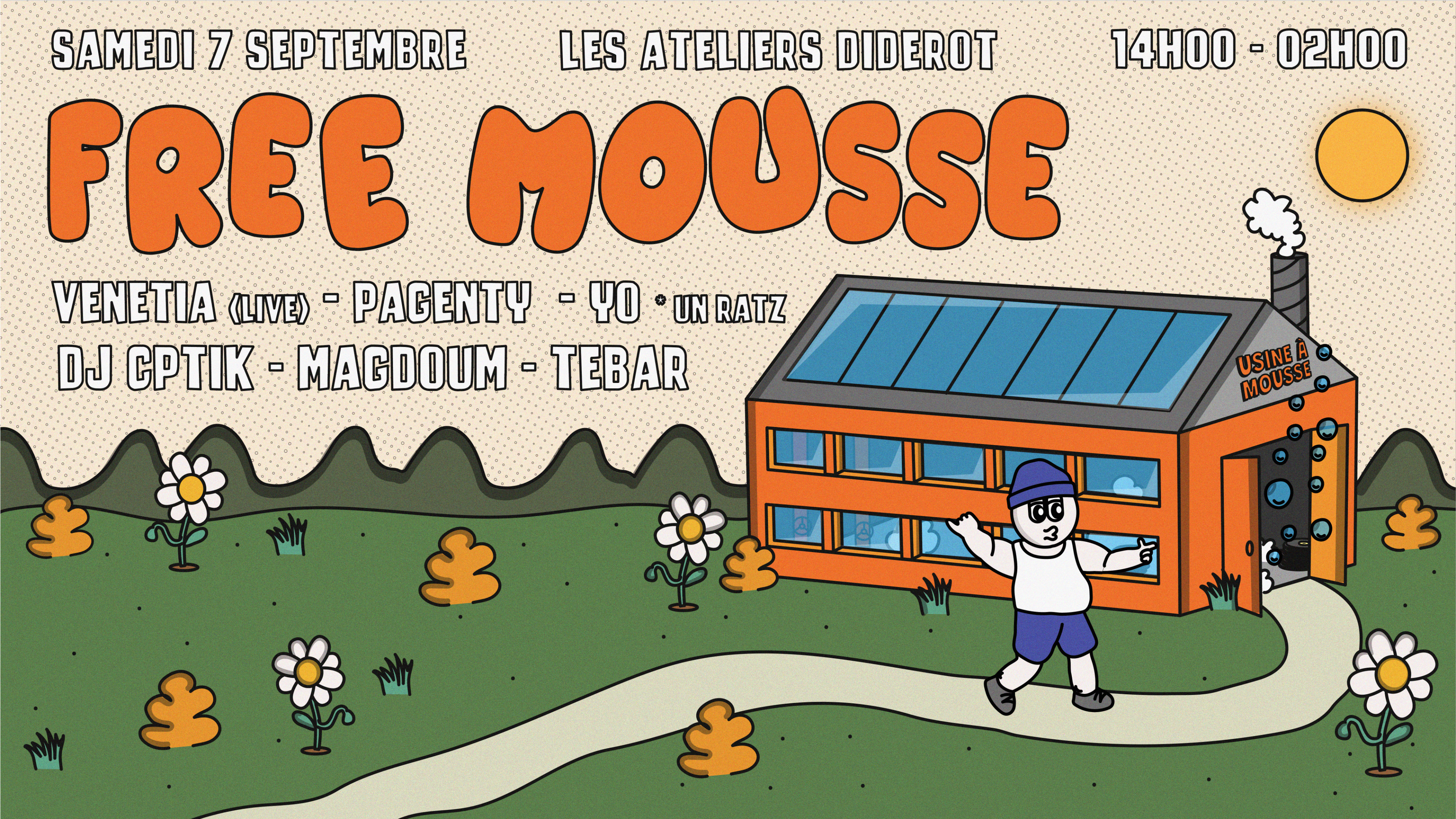 La Mousse Aux Ateliers Diderot W/ Pagenty, Yo & Venetia Live Cover