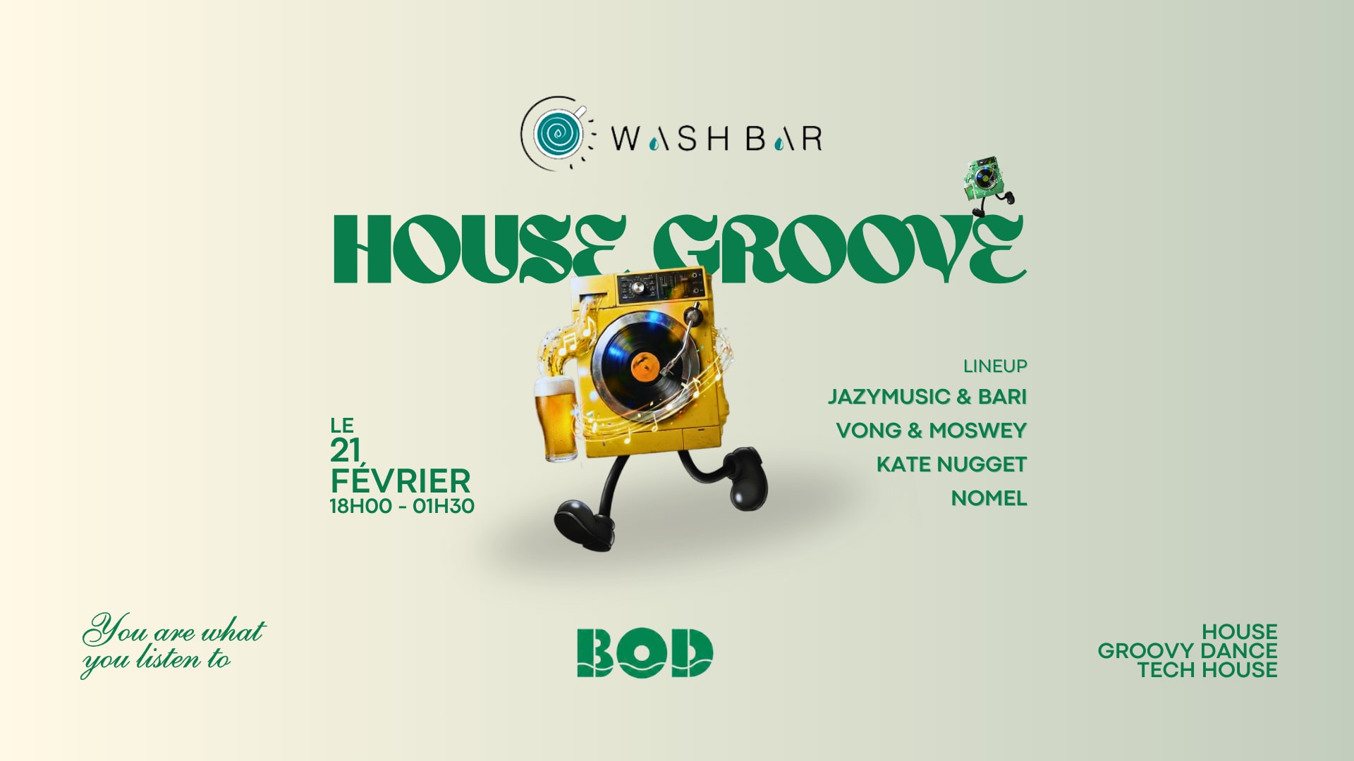 Bod House Groove Cover