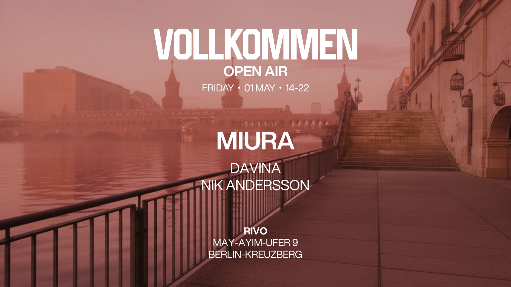 Vollkommen - Open Air @ Rivo With Miura | 01.05.2026 Cover