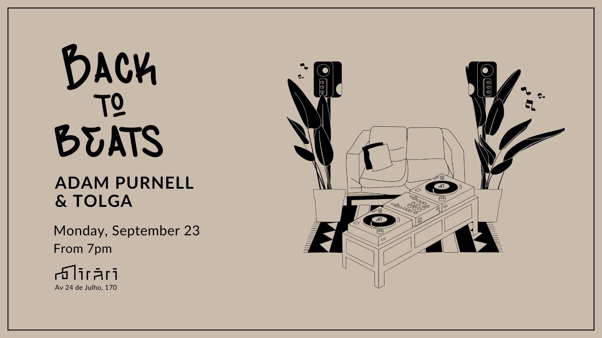Mirari Presents: Back To Beats With Adam Purnell & Tolga Cover