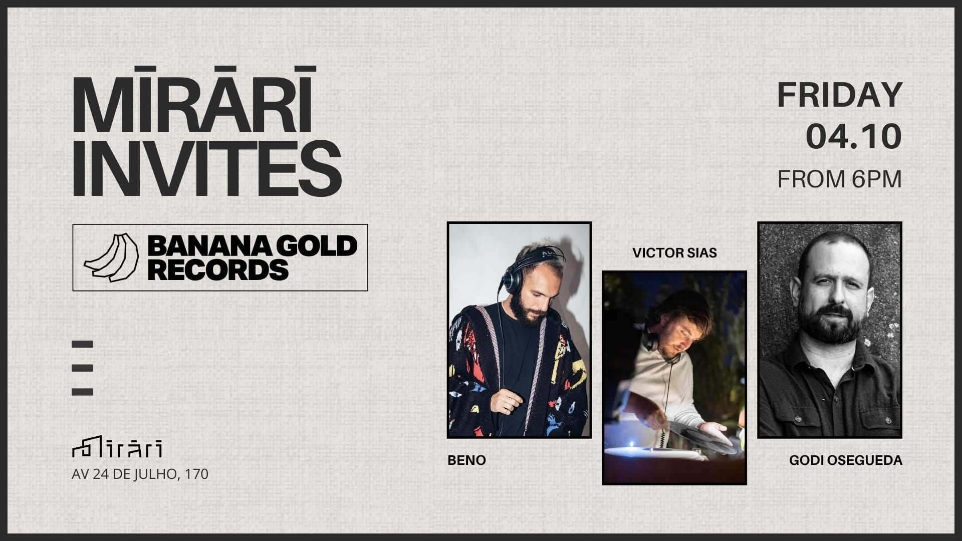 Mirari Invites: Banana Gold Cover